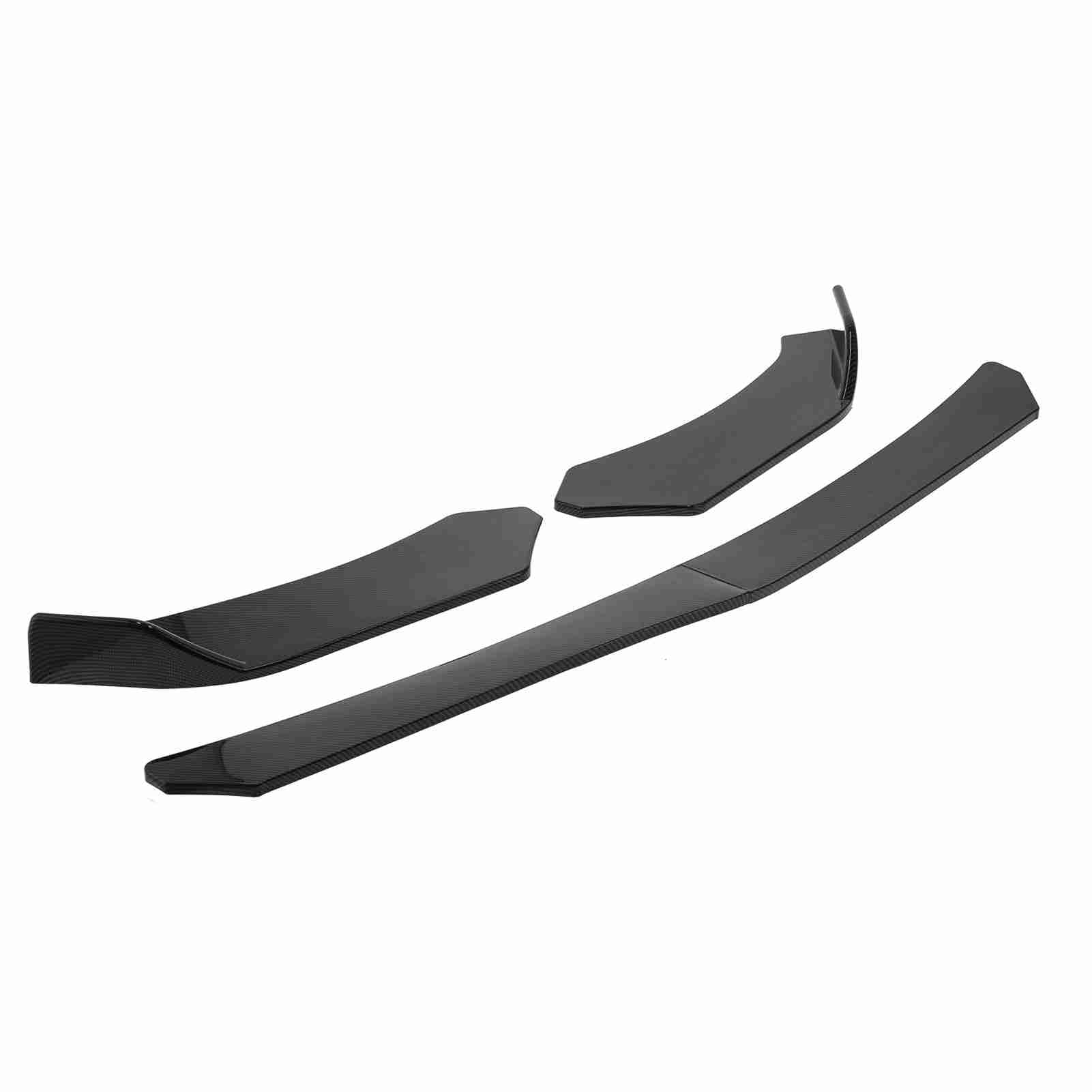 VGEBY Protezione Paraurti Anteriore ABS Labbro Paraurti Anteriore 177 Cm 4 Pezzi Stile Fibra di Carbonio Protegge Dai Graffi Aggiunge stabilità Stradale Facile Installazione per la Maggior Parte dei