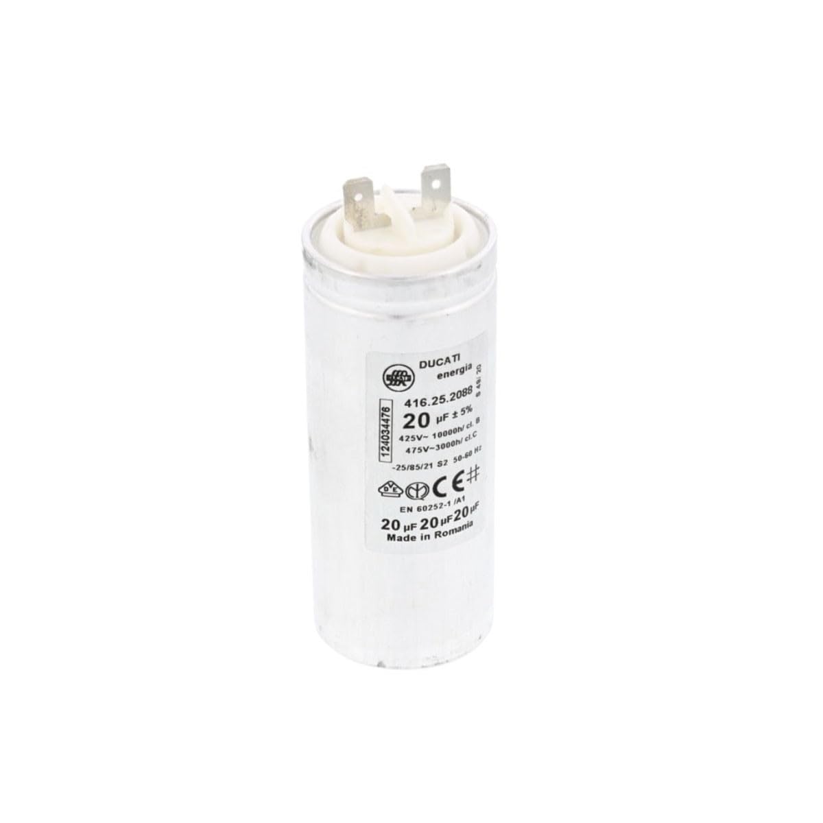 AEG Kondensator 20 uF 1240344760 Wäschetrockner
