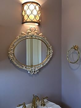 【イタリア製】エレガントオバールミラー⭐︎ Amazon.co.jp: JHA イタリア製 アンティーク風ミラー エレガンス