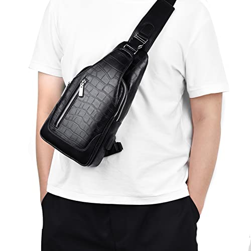 Image of FSD.WG sling Backpack for Men Chest Bag Crossbody Shoulder Bags Travel Bag Purse for Men with Water Resistant