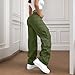 Cargo Pants Women High Waisted Wide Leg Cargo Pants Baggy Stretchy Casual Trousers Streetwear Fashion Trendy Travel Outfits Pantalones Cargo para Mujer