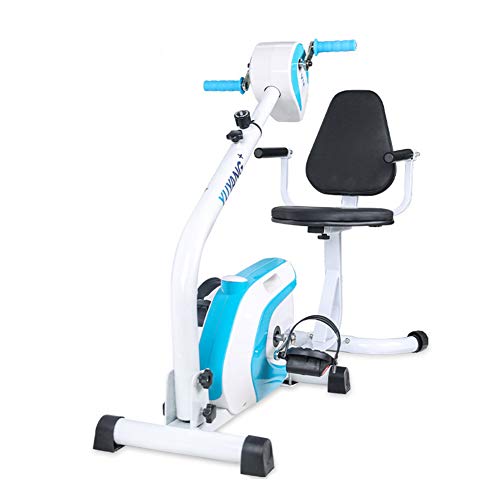 Image of Electric Rehab Exercise Bike Machine Powerful Rehab Bike Pedal Electric Trainer Electric Pedal Exerciser for Legs Arms and Knees (E) (F)