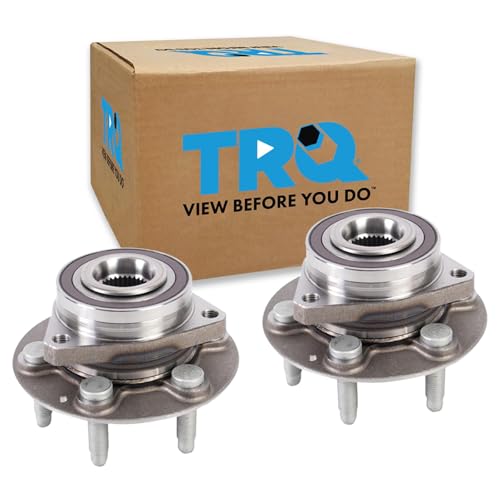 Image of TRQ Wheel Bearing & Hub Assembly Pair Compatible with 2019-21 Chevrolet Blazer Front or 2019-21 Chevrolet Blazer AWD ONLY Rear