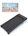 Lacuffy Walking Pad with 6% Incline, Under Desk Treadmill Max 136kg, Walking Treadmill Smart App Control 2.5HP with AI Training and Multi-Runner Races