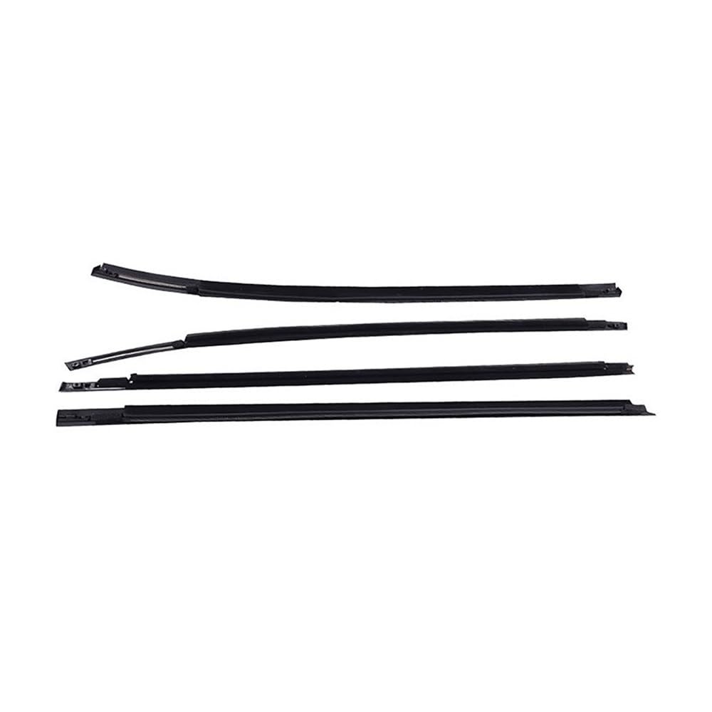 Syxlsjw Black Sealing Strip Car Door Window Trim Sealing Strip For Hyundai For Ix35 2010-2015 82210-2S000 Waterproof Rubber Weather Strips(Black)