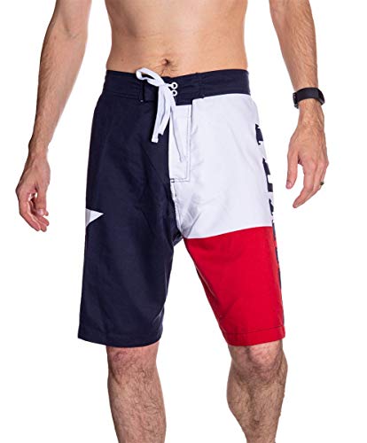Calhoun Men's State Flag Swim Board Shorts