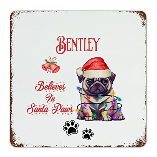 Décoration murale Rottweiler plaque aluminium rétro pour café et bar