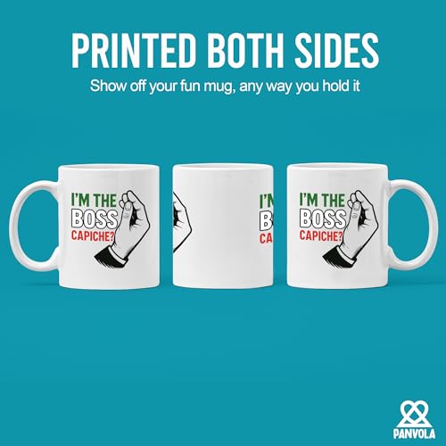 Taza de cerámica blanca de 11 onzas miniatura 3