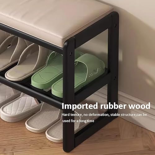 Banc avec rangement à chaussures pour libérer l'espace du salon