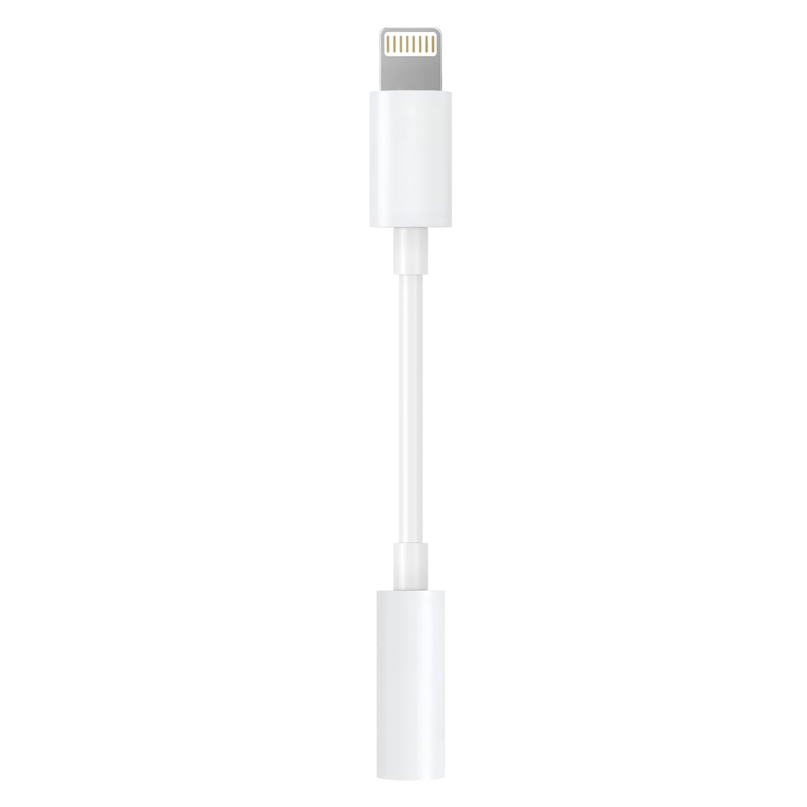 Apple MFi Certified Lightning to 3 5mm Headphone Jack Adapter -Premium Audio Quality DAC Chip for Music Listening