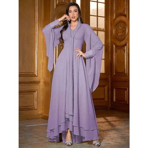 TOLEEN Summer Floral Dresses for Women Long Sleeve Casual Style Beach Swing Dresses2