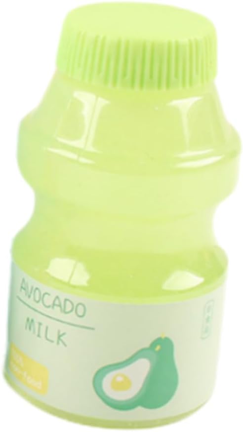 FLIPNEX Clear Slime Strawberry Jelly Slime Fluffy Slime Stretchy Crunchy Slime Bubble Slime Soft Putty Stress Relief Toy Party Favors Slime Add Ins Super Light Favor Gift and Birthday (Blue)