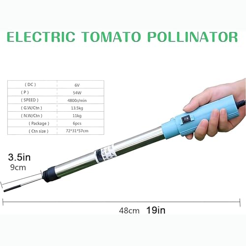 Pollinisateur électrique de tomates contre le manque de fructification