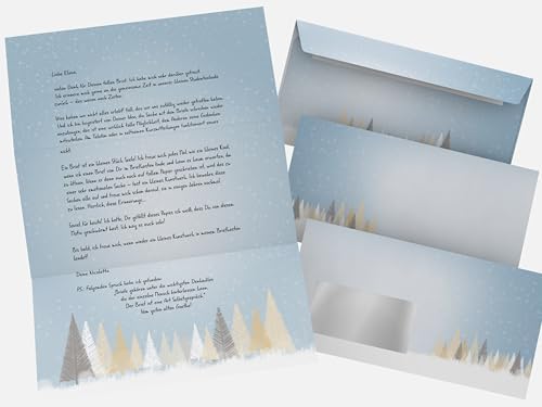 Büro & Schreibwaren Motivpapier Briefpapier zwei nette Schneemänner Weihnachten Büro & Schreibwaren Motivpapier Briefpapier zwei nette Schneemänner Weihnachten