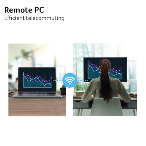 Image of acer CS272 27 inch IPS Full HD Smart Monitor | WebOS | Streaming TV | Bluetooth | Wireless Projection | iOT Device for Smart Home | Height Adjustable, Swivel, Tilt & Pivot | 3Wx2 Speakers | sRGB 99%