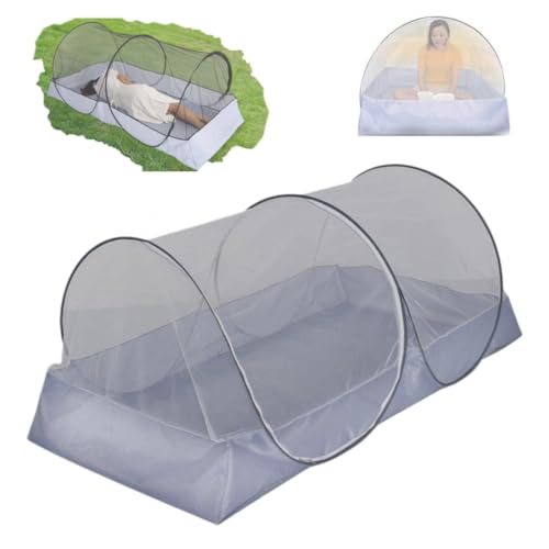 ワンタッチテント 一人用 2人用 ポップアップメッシュテント 屋外室内テント 簡易テント 一人用 2人用 折りたたみ式テント 災害 防災グッズ 持ち運び便利 軽量 通気 用品 キャンプ 防災テント 旅行用 ソロキャンプ 車中泊 アウトドア活動 (グレー B