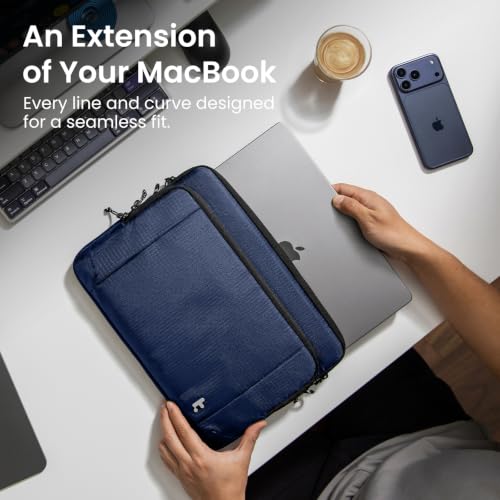 Image of tomtoc 360 Protective Laptop Case for 13-inch MacBook Air M5 /A3449 (2026) | M4 /A3240, M3 /A3113, M2 /A2681, M1 /A2337, Water-Resistant Case with CornerArmor, Fits 13-inch MacBook Neo & Surface Pro /Laptop