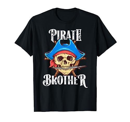 Pirate Brother Shirt, Matching Halloween Family Costume Boys T-Shirt