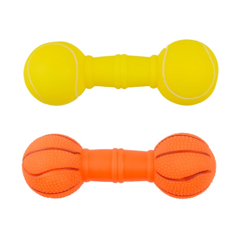 Jouet couineur pour chien FOMIYES lot de 2 peluches interactives à mâcher