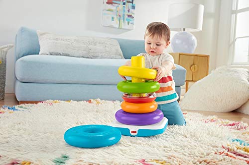 Fisher-Price Pirâmide Argolas Gigante, Multicor, Mattel