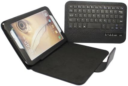 FOME Detachable Bluetooth Keyboard PU Leather Protective Case Tablet with Stand for Samsung Galaxy Note8.0 N5100 N5110 (Black)