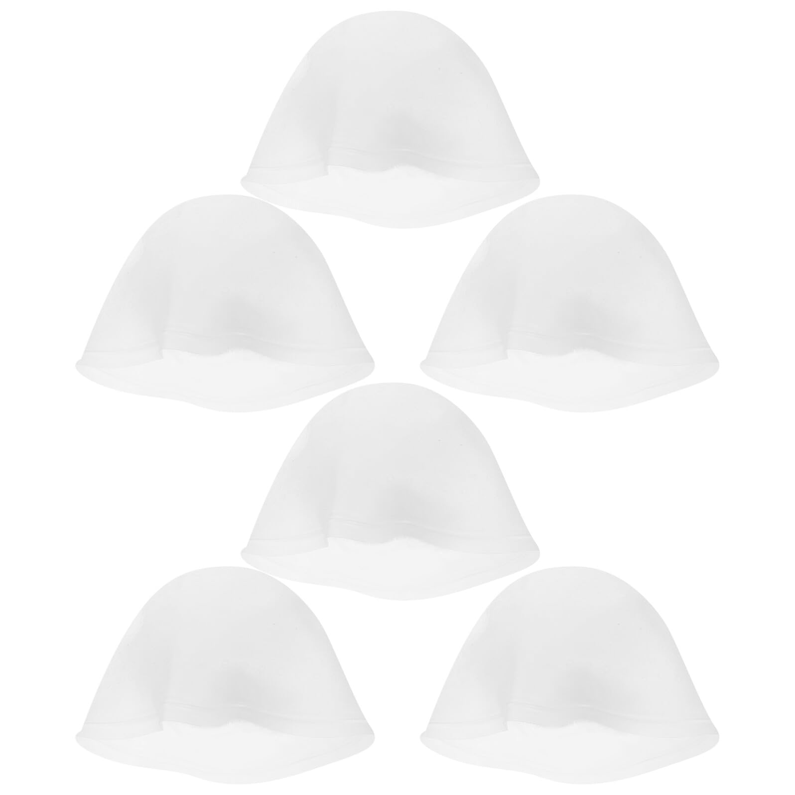Cuffia per Mèches in Silicone Bianca, Riutilizzabile con Fori e Gancio | Set 1 Pezzo, Apertura Precise Già Predisposte, per Decolorazione e Colorazione Fai da Te, Accessorio da Salone