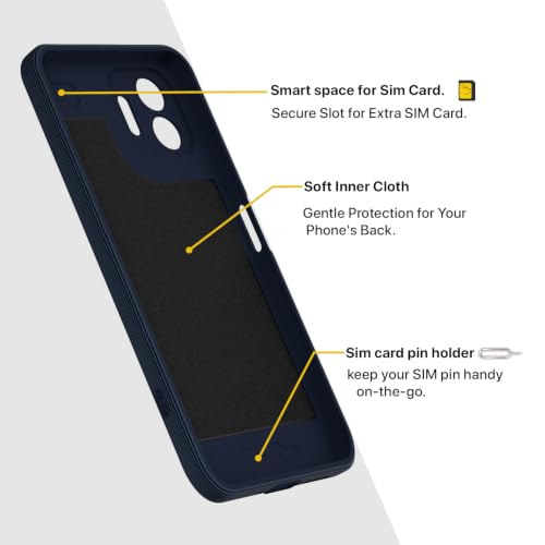 Image of Outlouders Back Cover for OnePlus N6 5G | Soft Matte Silicone | Slim Fit | Magnetic-Safe Logo Design (Magnetic-Safe Not Compatible) | Shockproof | Camera Protection Bumper Case (Blue)