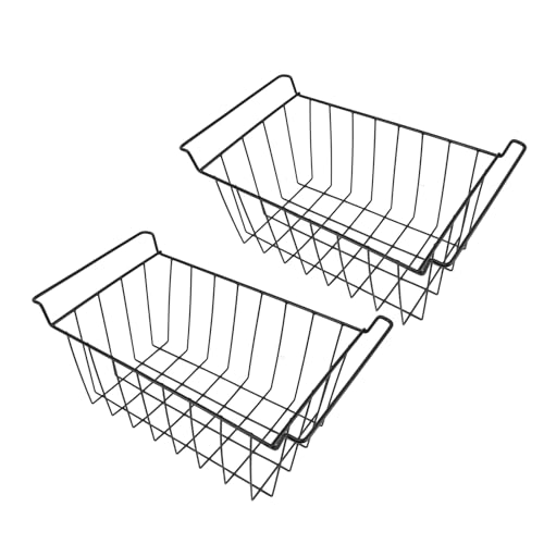 Panier de congélateur en fil d'acier robuste et durable de couleur noire - 6