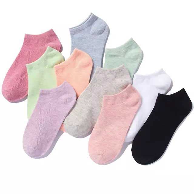 SUPER PREMIUM SOCKS PACK OF 4 Girls Solid Printed Ankle Length Low Cut Peds/Footie/No-Show women Free Size, Multi-color (Pack of 4)-image-29