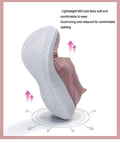 Boxpopla Women's Knit Slip-on Walking Shoes Lightweight Soft Comfortable Sports Sock Shoe Breathable Casual Running Sneakers4