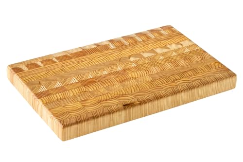 Tabla de cortar rectangular de madera Larch Wood 38x9.5x3 cm miniatura 1
