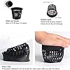 ORIMERC 12 Pack 3 inch Net Cups Pots with 12 feet Hydroponics Self Watering Wick & 12 Plant Labels Aquaponics Mason Jar Bucket Insert Orchid kratky Vegetable Garden Growing Netted Basket Slotted Mesh #2