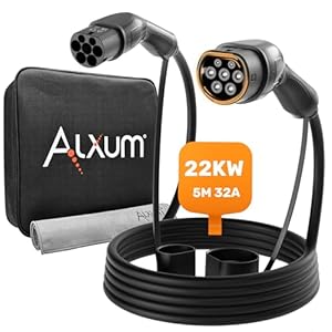 Câble de Charge Véhicules Électriques Alxum Type 2 32A