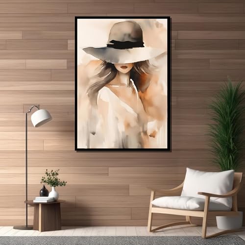 Art mural minimaliste sur toile pour réveiller un mur blanc sans surcharger - 2