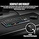 Corsair K60 PRO TKL RGB Tenkeyless Optisch-Mechanische Kabelgebundene Gaming-Tastatur - OPX Linear-Schalter - Polycarbonat-Tastenkappen - iCUE-Kompatibel - QWERTZ DE - PC, Mac, Xbox - Schwarz