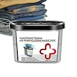 Nicht elektrisches Staubabsaugen auf Basis von – Luftreiniger für Schlafzimmer, Feuchtigkeitsaufnahme, 500 ml, für Schlafzimmer, Küche, Badezimmer, Wohnzimmer, Tierbereich