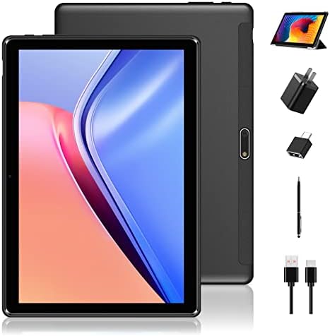 OVZIOCO Tablet PC 10 inch, Android 11, 3GB RAM 32GB ROM, 128GB Extended, 6000mAh Battery, 2MP+8MP Camera, Bluetooth, WiFi,(Black)