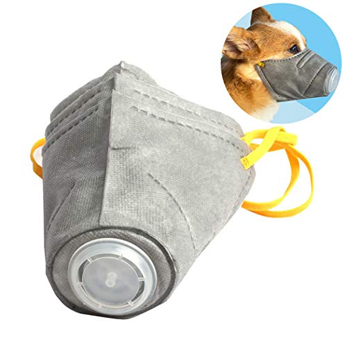 Coxeer Dog Muzzle Adjustable Anti Dust Dog Mouth Guard Pet Supplies for Biting