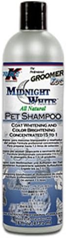 Groomers Edge Midnight White Dog and Cat Shampoo, 16-Ounce