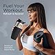 Promixx Pursuit Shaker-Flasche - einwandige Edelstahl Protein Shaker Bottle, super glatte Shakes, 950ml, Schwarz