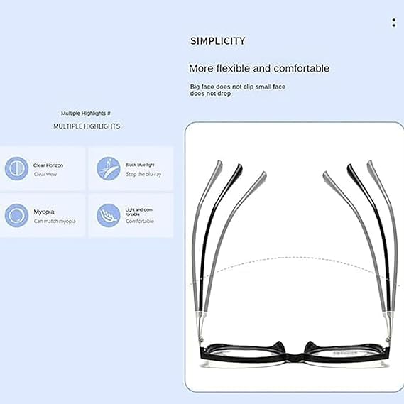 Miniatura 6 de DASHENRAN Glassesith - Gafas de lectura portátiles antiluz azul para mujer, gafas de lectura Glassith