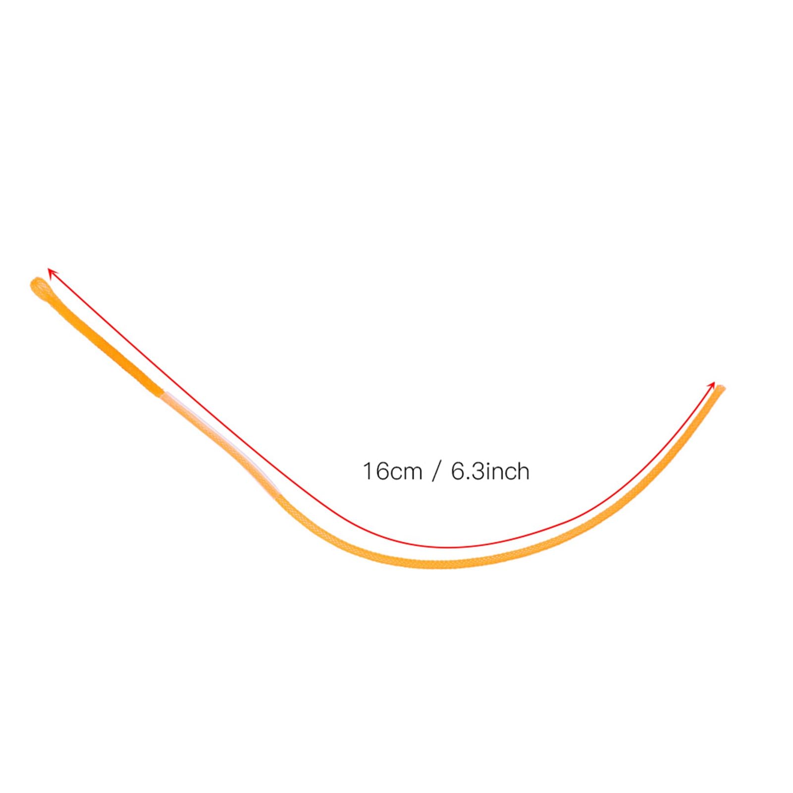 Fly Fishing Line, 10PCS 30LB 50LB Fishing Loops Connector Fly Loop Line Fishing Tackle Accessory Backing Leader Tippet Tool for Outdoor Fishing Activity (Yellow 30LB)