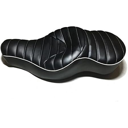 Amazon Com Motorcycle Driver Passenger Seat Two Up One Piece Leather Cushion For Harley Davidson Sportster Xl 8 10 B Automotive