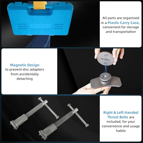FreeTec 35 tlg Bremskolbenrücksteller Bremskolben Rücksteller Rückstellwerkzeug Kolben Zurückstellen