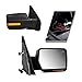 DEDC Towing Mirrors For Ford F150 2007-2014 Pair Power Heated With Turn Signal Lights Back Reflector 2007 2008 2009 2010 2011 2012 2013 2014