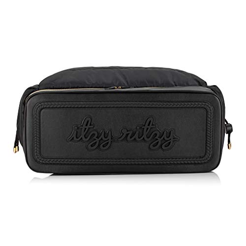 Itzy Ritzy Dream Weekender Lightweight Travel & Hospital Bag Features Base Compartment & 12 Pockets, Midnight Black #TOP5