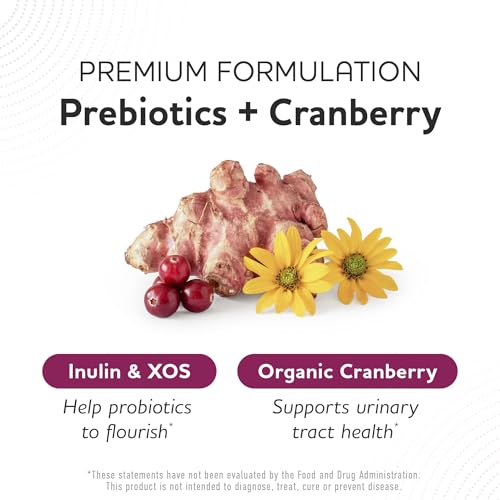 Image of Vaginal Probiotics, 50 Billion CFU, Vaginal Health & pH Balance for Women | Healthy Odor & Yeast Balance, Womens Probiotics and Prebiotics with Cranberry Extract, Gluten-Free and Vegan, 30 Capsules