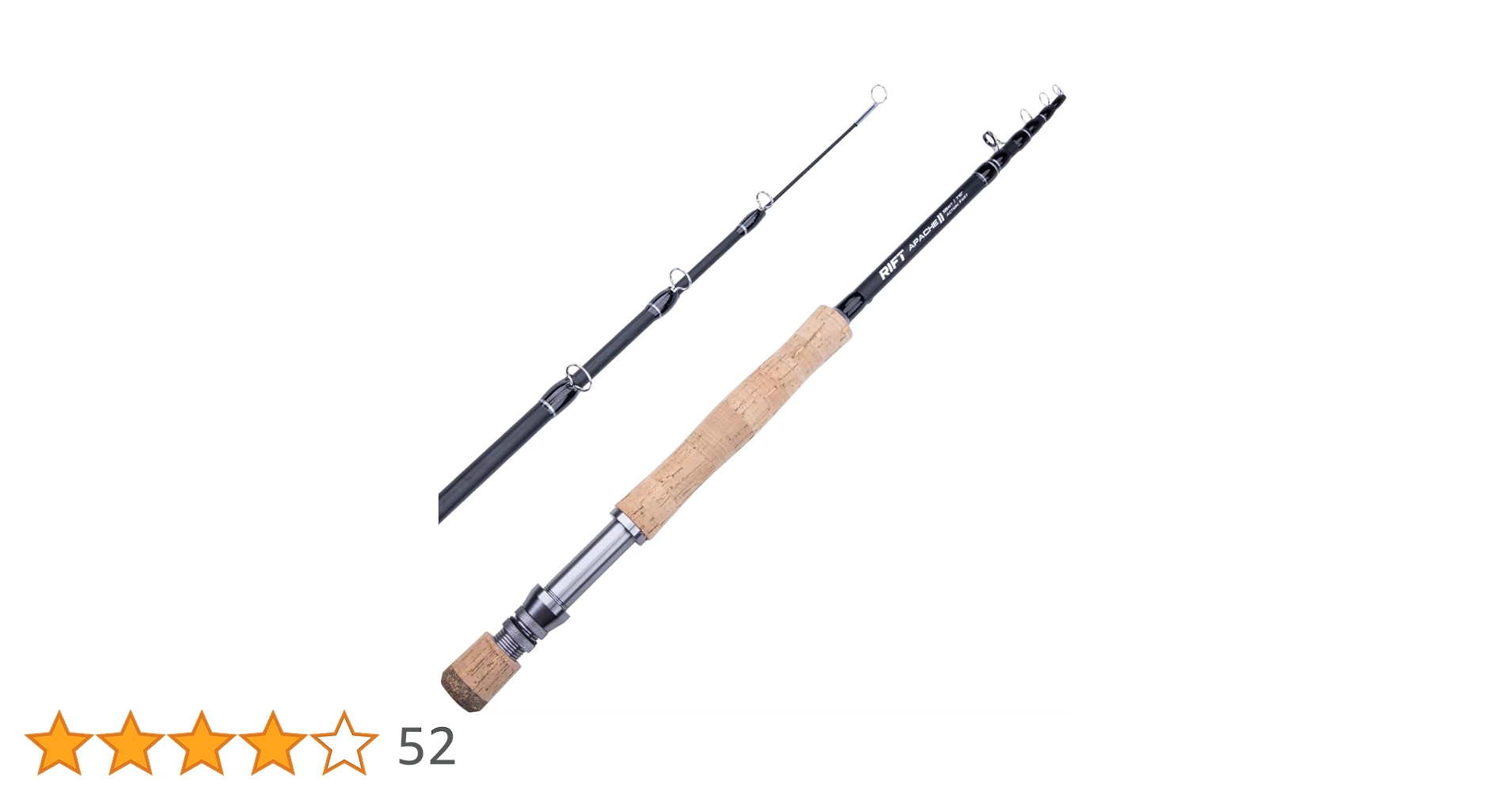 Amazon | RIFT Apache II フライフィッシングロッド – カーボン