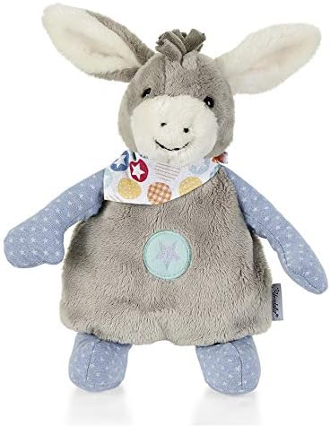 Sterntaler Wärmekissen Esel Emmi, Für Babys ab dem 1. Monat, 27 cm, Grau/Mehrfarbig 3152000