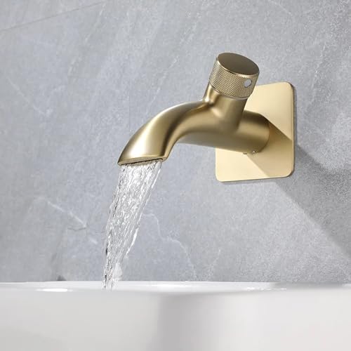 Robinet de lavabo dissimulés EY-D02 mural cascade chaud froid